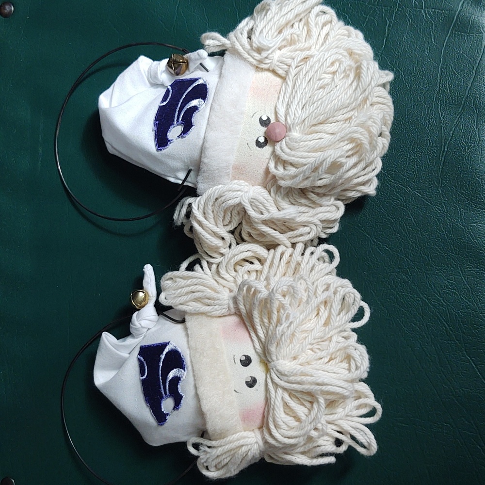 Wildcat Santa Ornaments